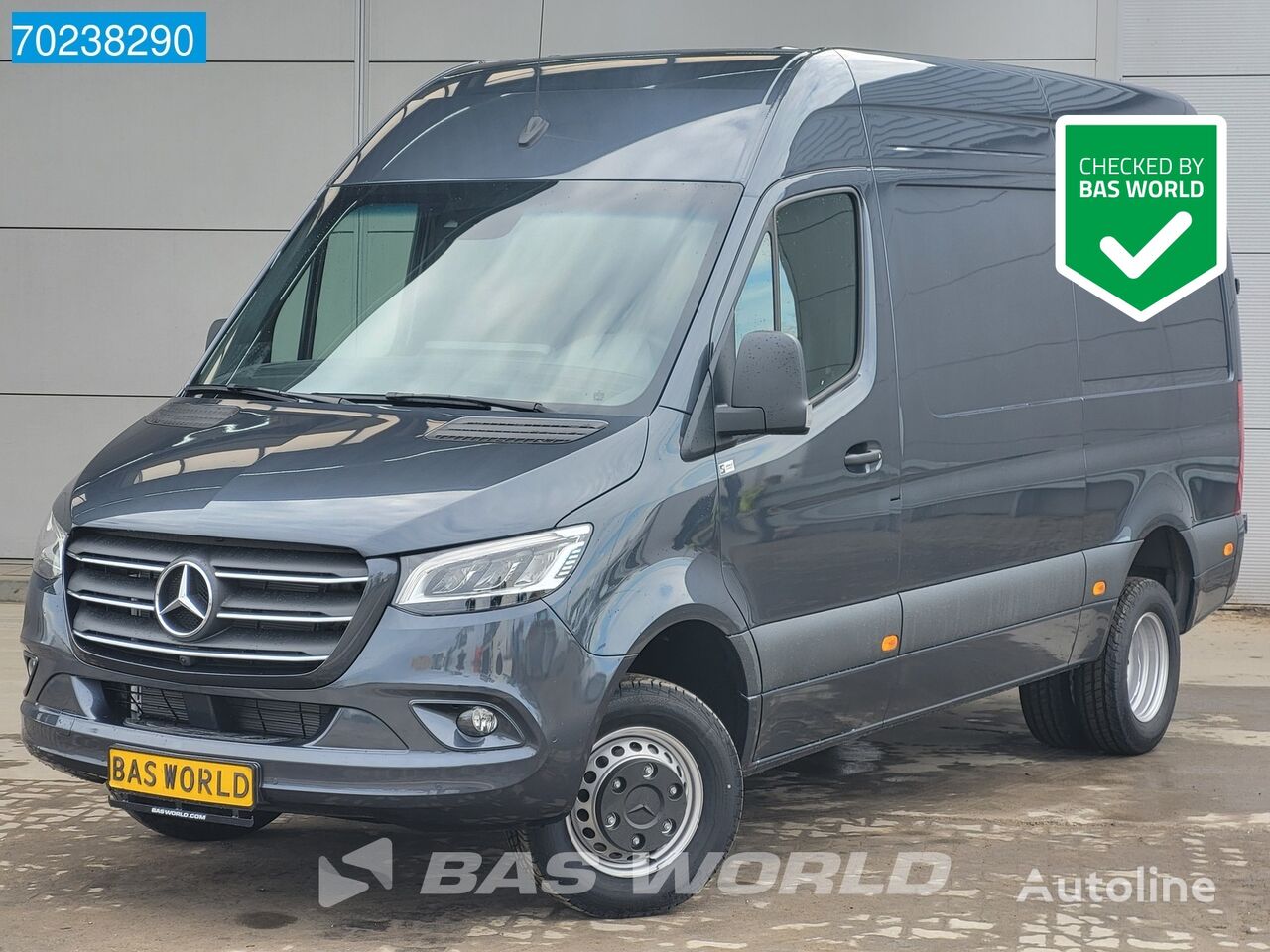 nieuw Mercedes-Benz Sprinter 519 CDI Automaat Dubbellucht L2H2 3.5t Trekhaak 360came lichte bestelwagen