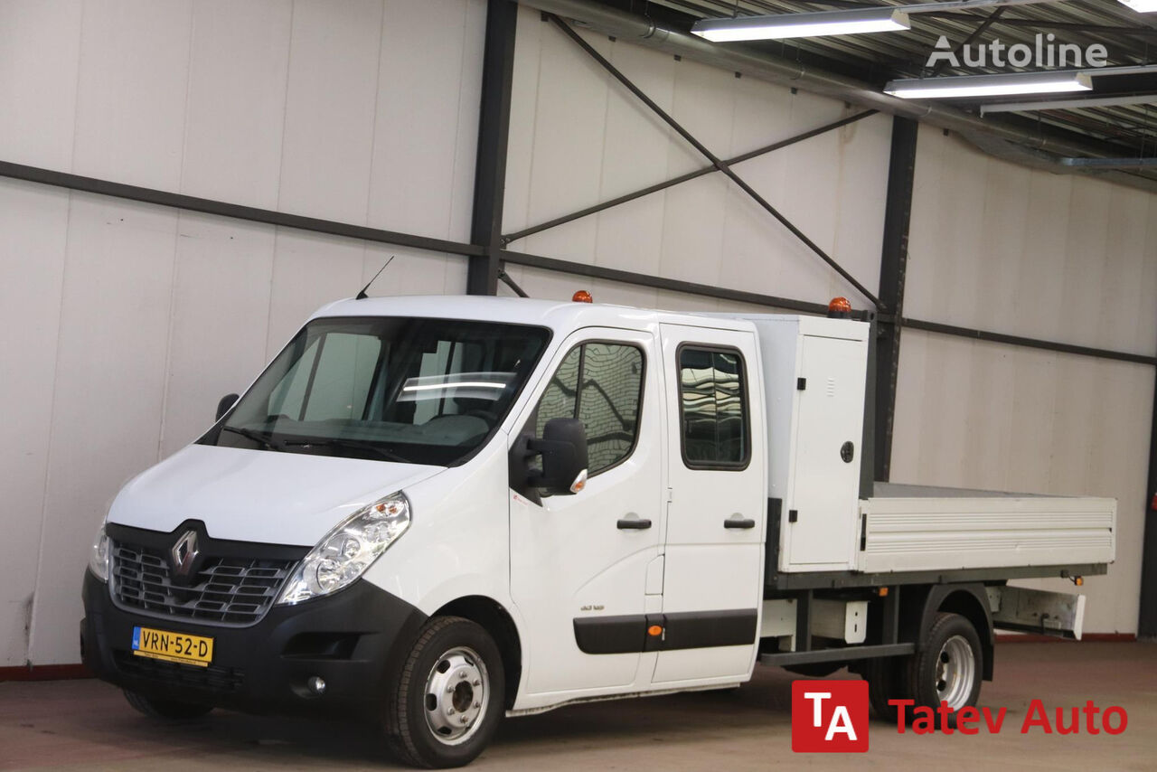 Renault Master 2.3 dCi DC DUBBEL CABINE OPEN LAADBAK open laadbak vrachtwagen < 3.5t