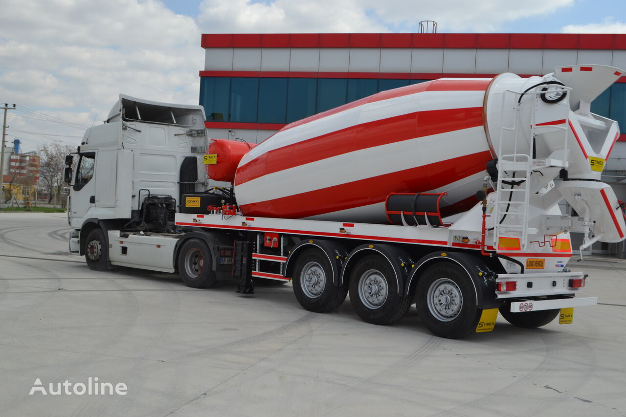 nieuw Symex SMX14 betonmixer oplegger