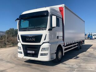 camion bâché MAN TGX 26.440 6X2