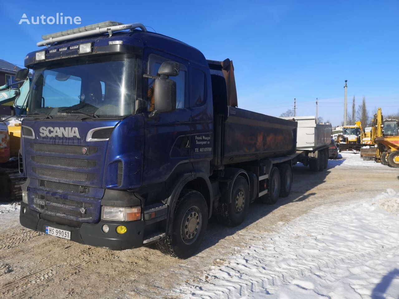 camion-benne Scania R560
