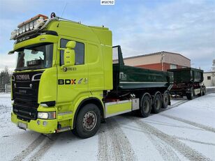 camion-benne Scania R730 LB8X4*4HNB with SLP wagon (Cassette), SEE VID
