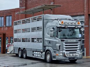 camion bétaillère Scania R380 Highline 6x2*4 - Berdex 3 deck livestock - Loadlift - Elect