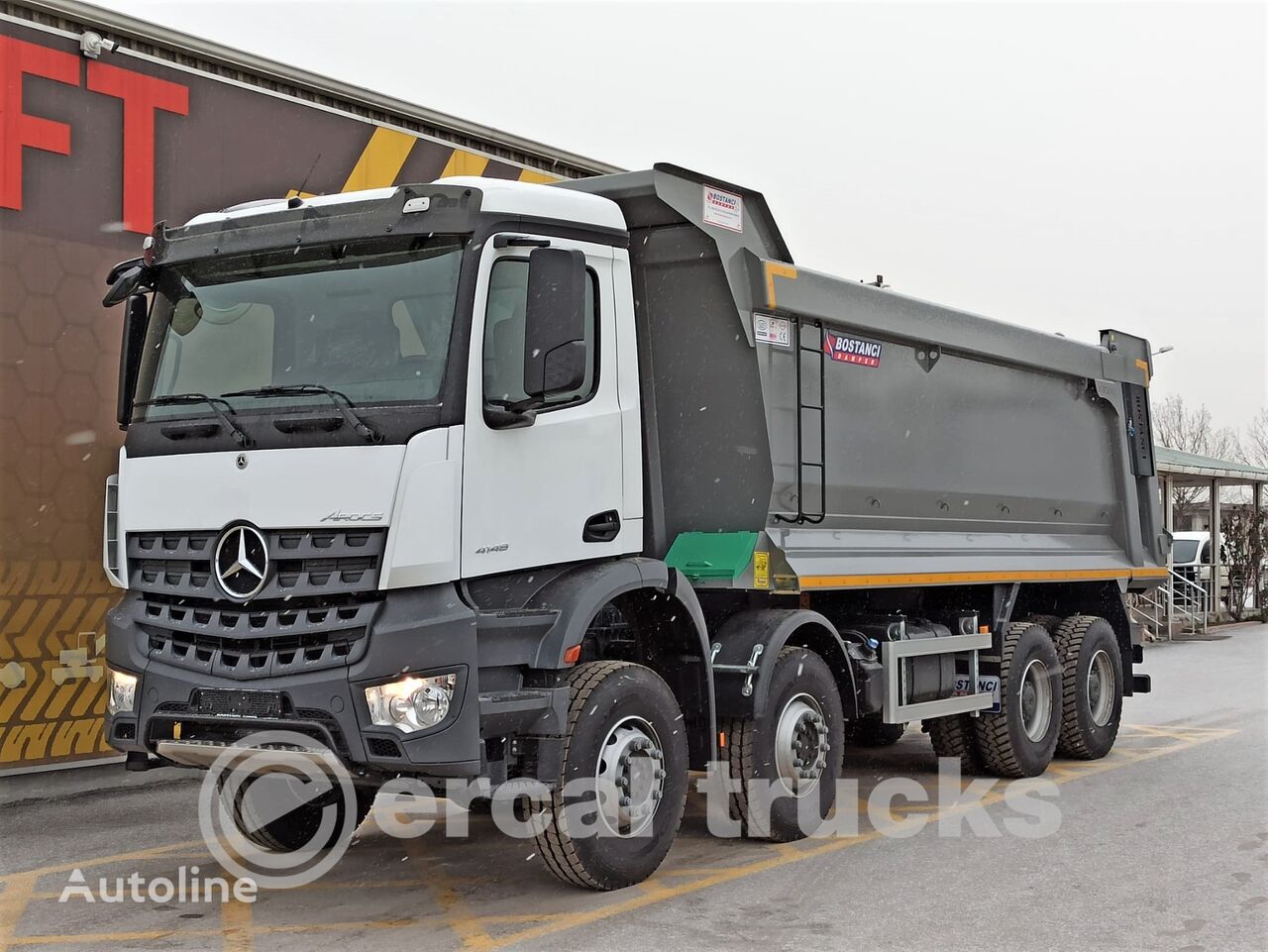 Camion-benne MERCEDES-BENZ 2022 AROCS 4148 E6 AC AUTO 8X4 26m³ HARDOX ...