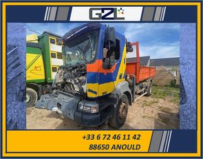 camion-benne RENAULT KERAX 370 / PALFINGER PK 10000 *ACCIDENTE*DAMAGED*UNFALL* endommagé