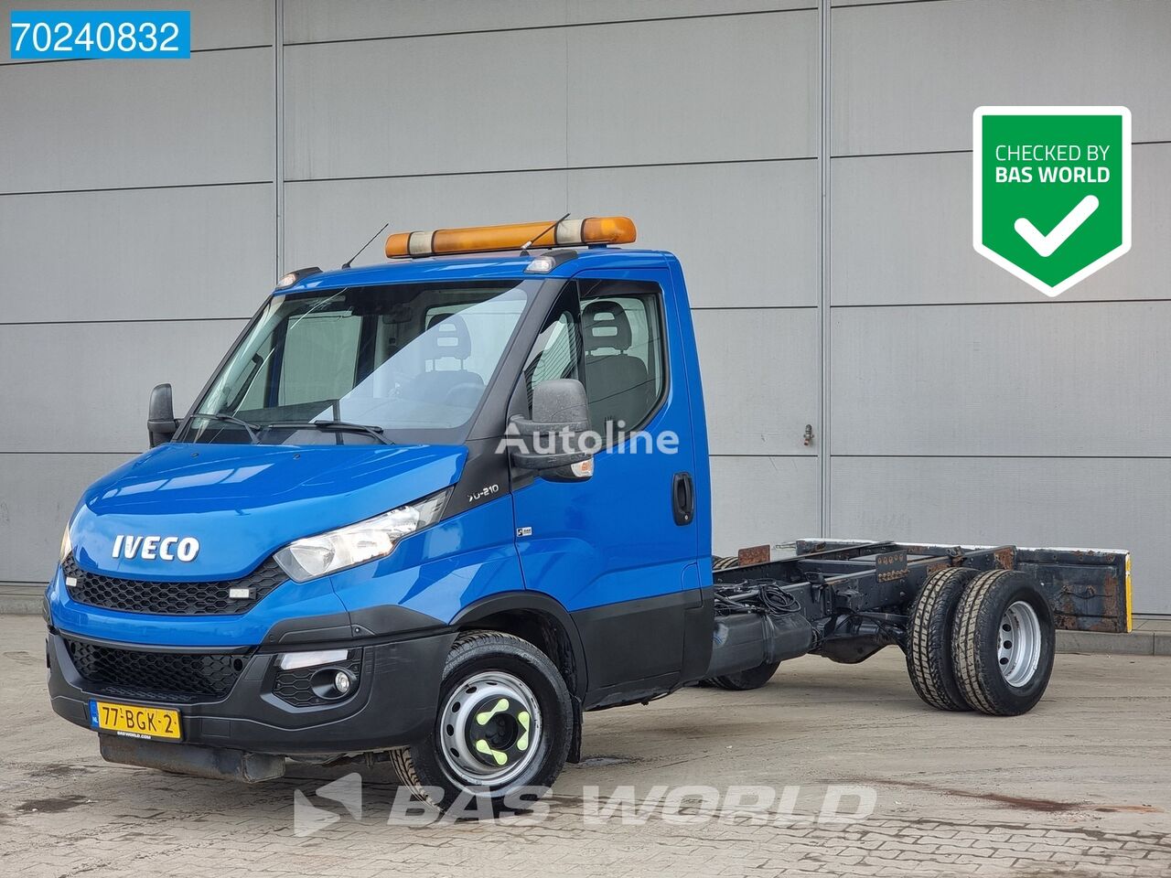 camion châssis IVECO Daily 70C21 3.0L 210PK 375cm wheelbase Luchtvering Chassis Cabin