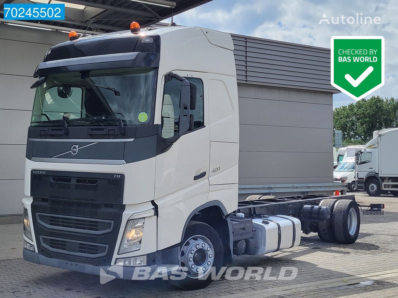 camion châssis Volvo FH 420 4X2 Chassis 2x Tanks VEB+ Euro 6