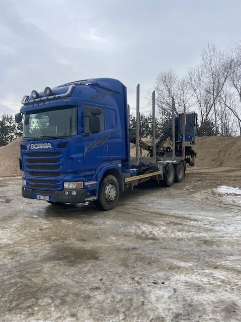 camion forestier Scania R 480