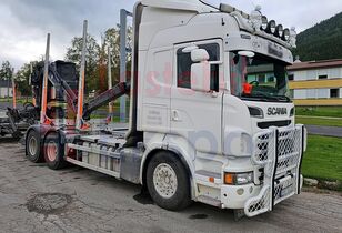 camion forestier Scania R620 6x4 Palfinger Epsilon M110 L80