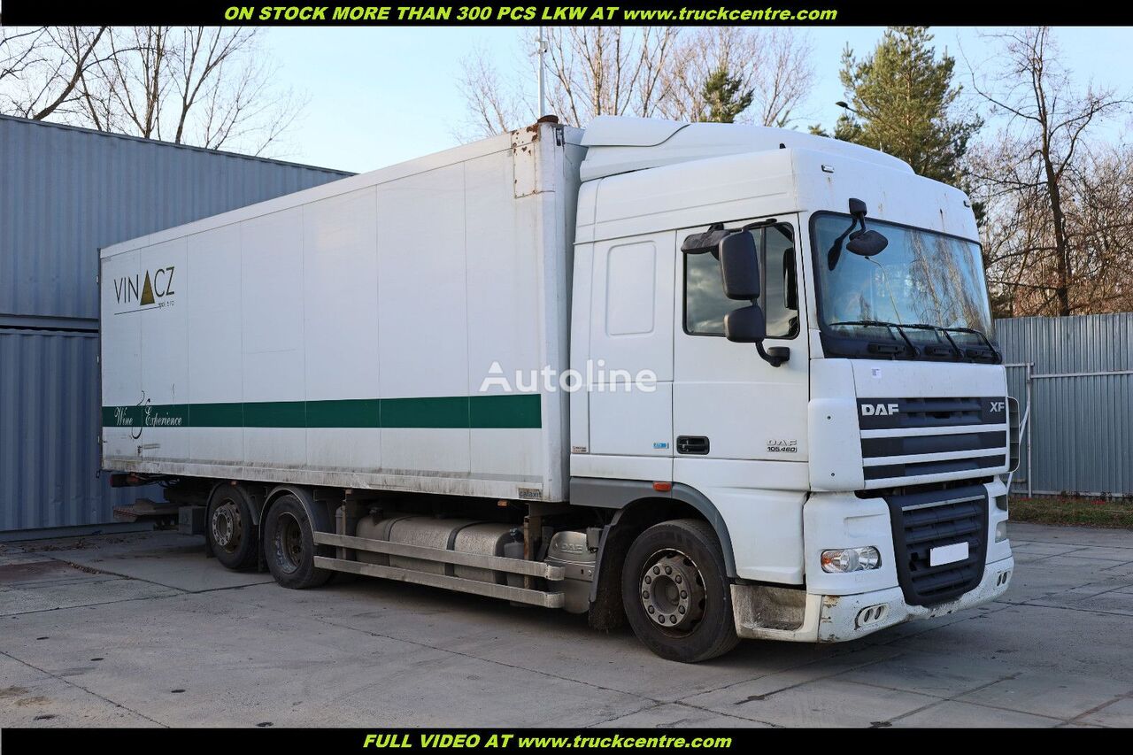 camion fourgon DAF XF 105.460, 6x2, EURO 5 EEV, TAIL LIFT,LIFT AXLE