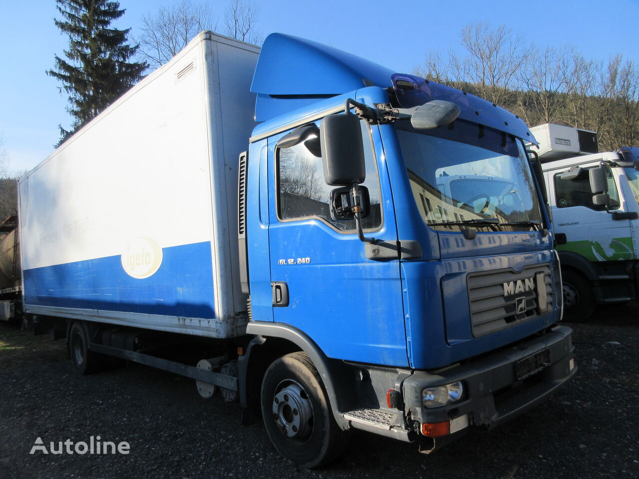 camion fourgon MAN TGL 12.240