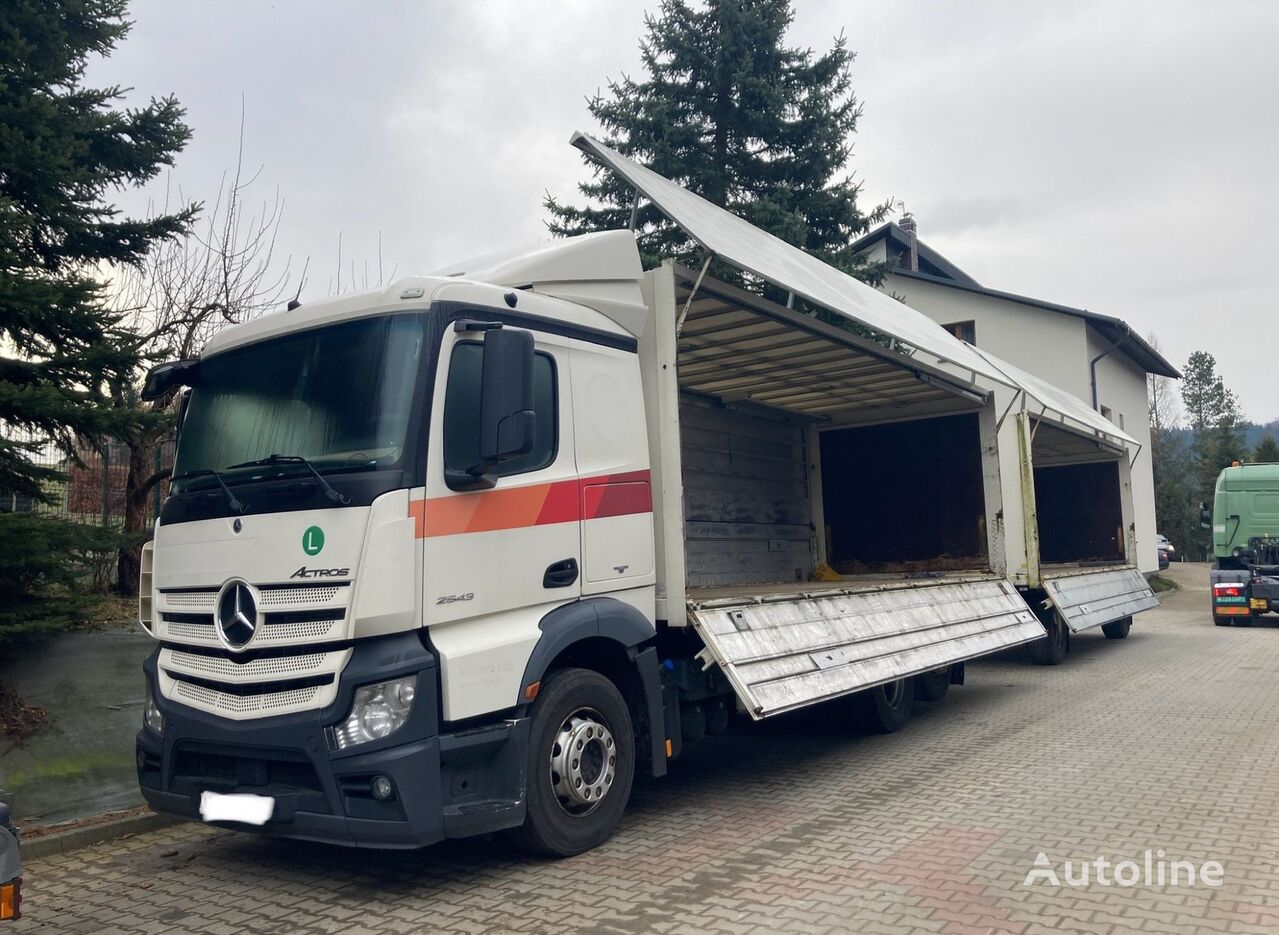 camion fourgon Mercedes-Benz Mercedes Actros 2543 skrzynia kontener Euro 6