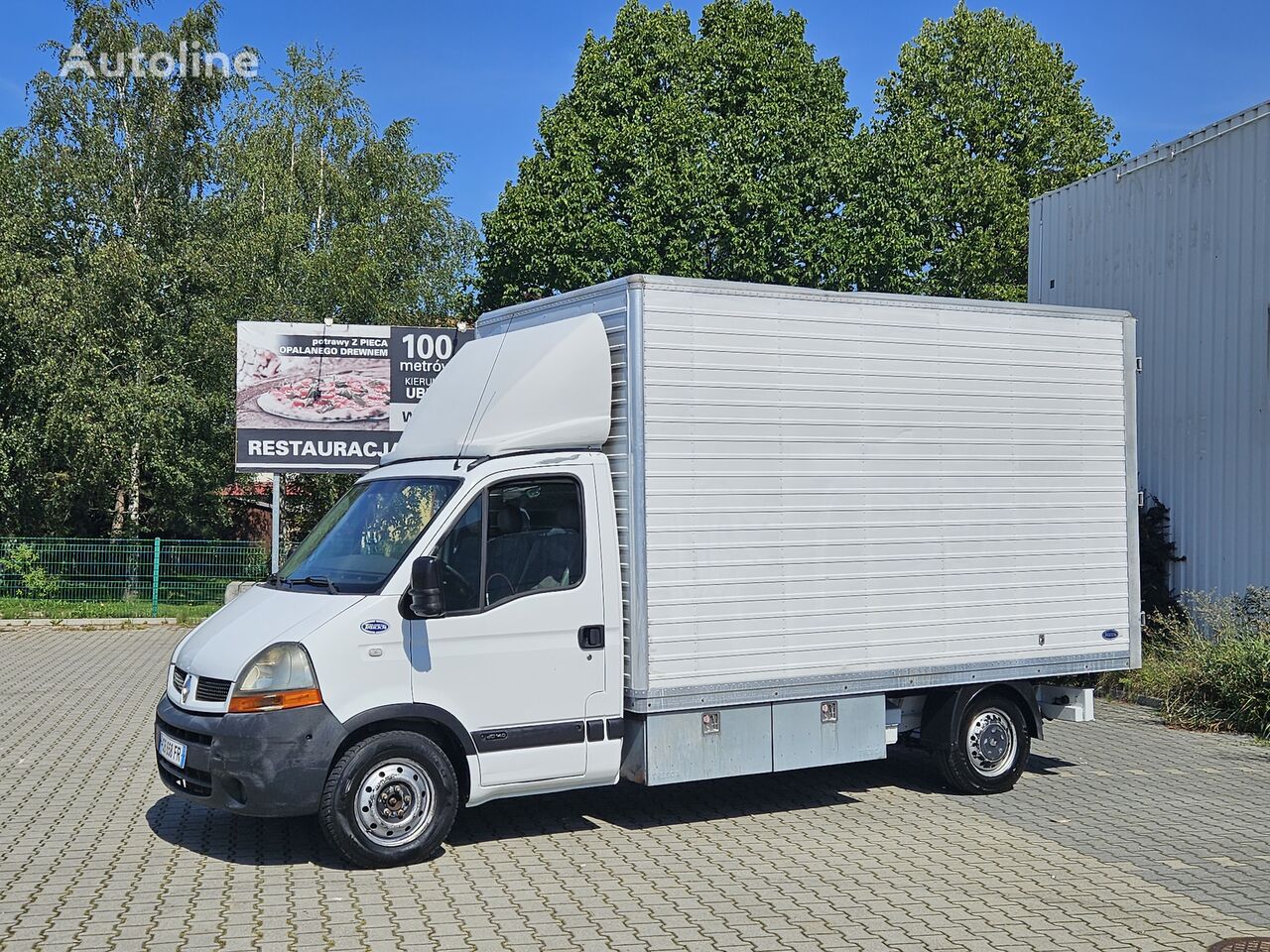 camion fourgon Renault Master 140 DCI Kontener 4.20 M Stan* BDB *