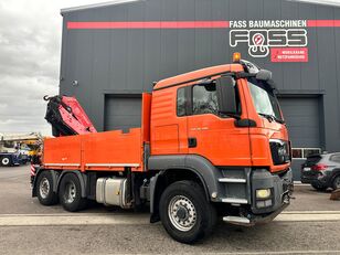 camion plateau MAN TGS 28.480 6x4H Hydrodrive | Ladekran Fassi F 365A XP.24