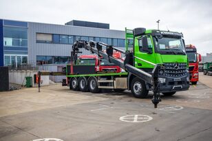 camion plateau Mercedes-Benz AROCS 3240+E6+HIAB 211.5