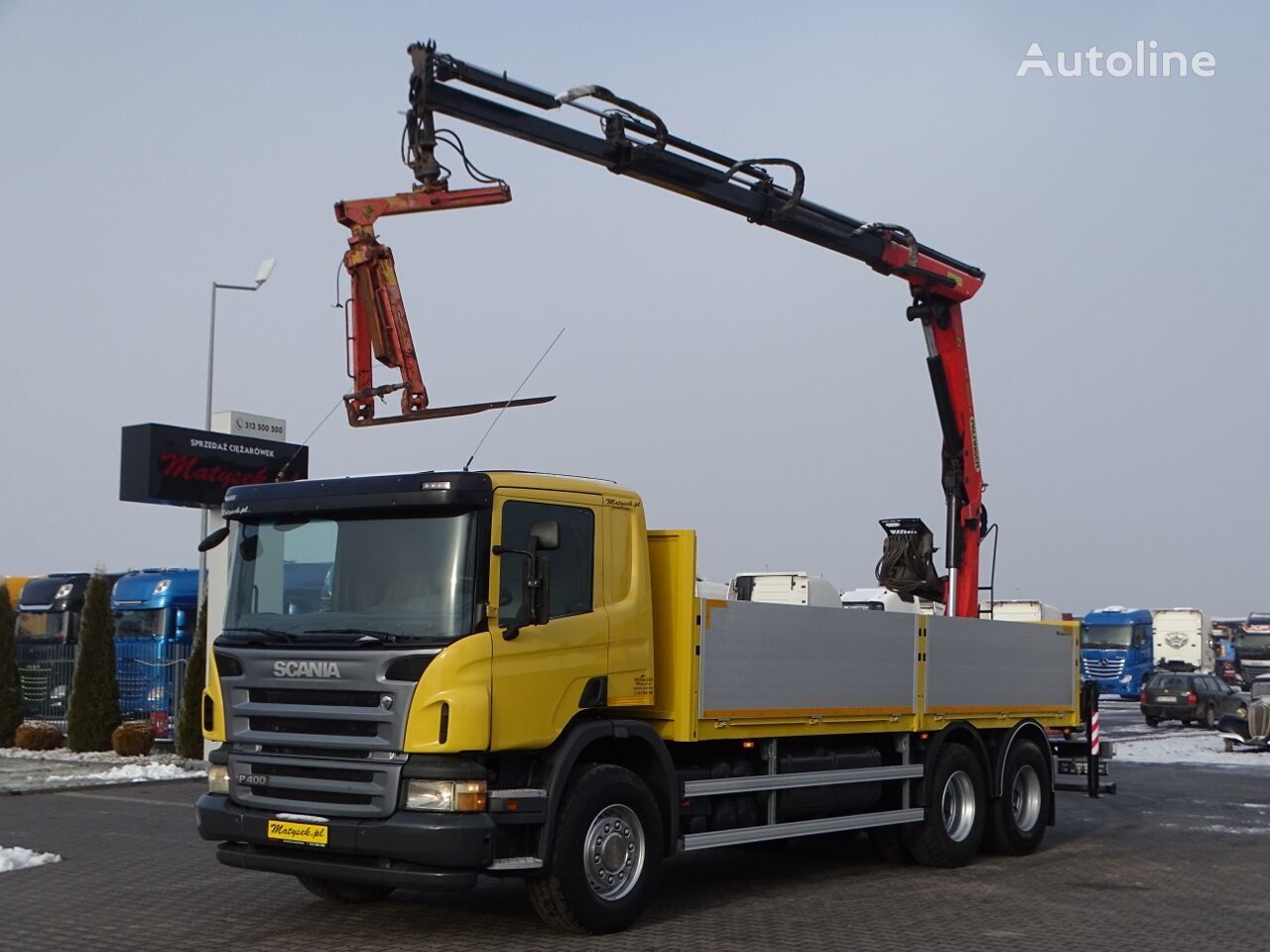 camion plateau Scania P 400