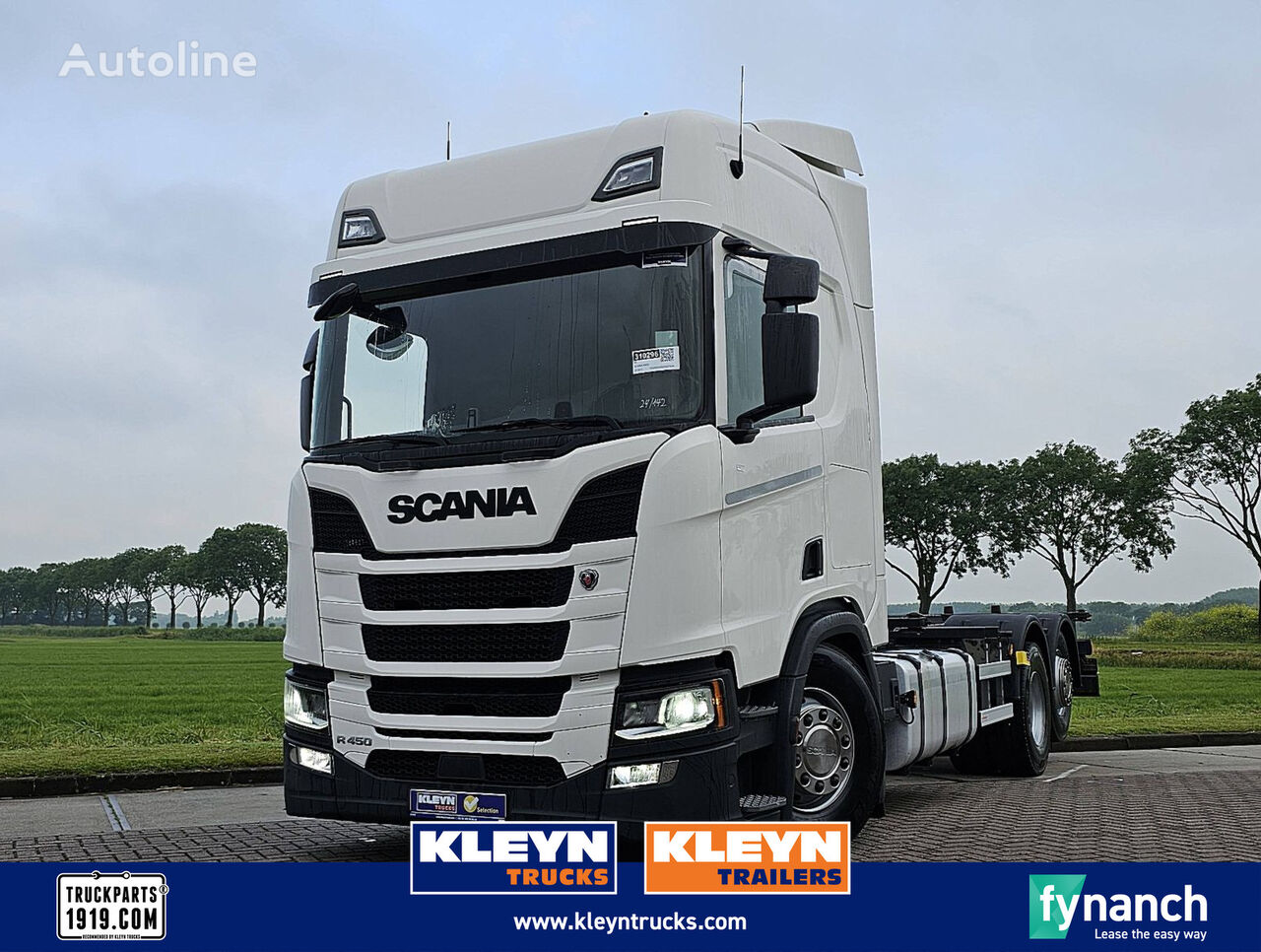 camion porte-conteneur Scania R450 6x2*4 led retarder