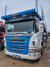 camion porte-voitures Scania P420 + remorque porte-voitures