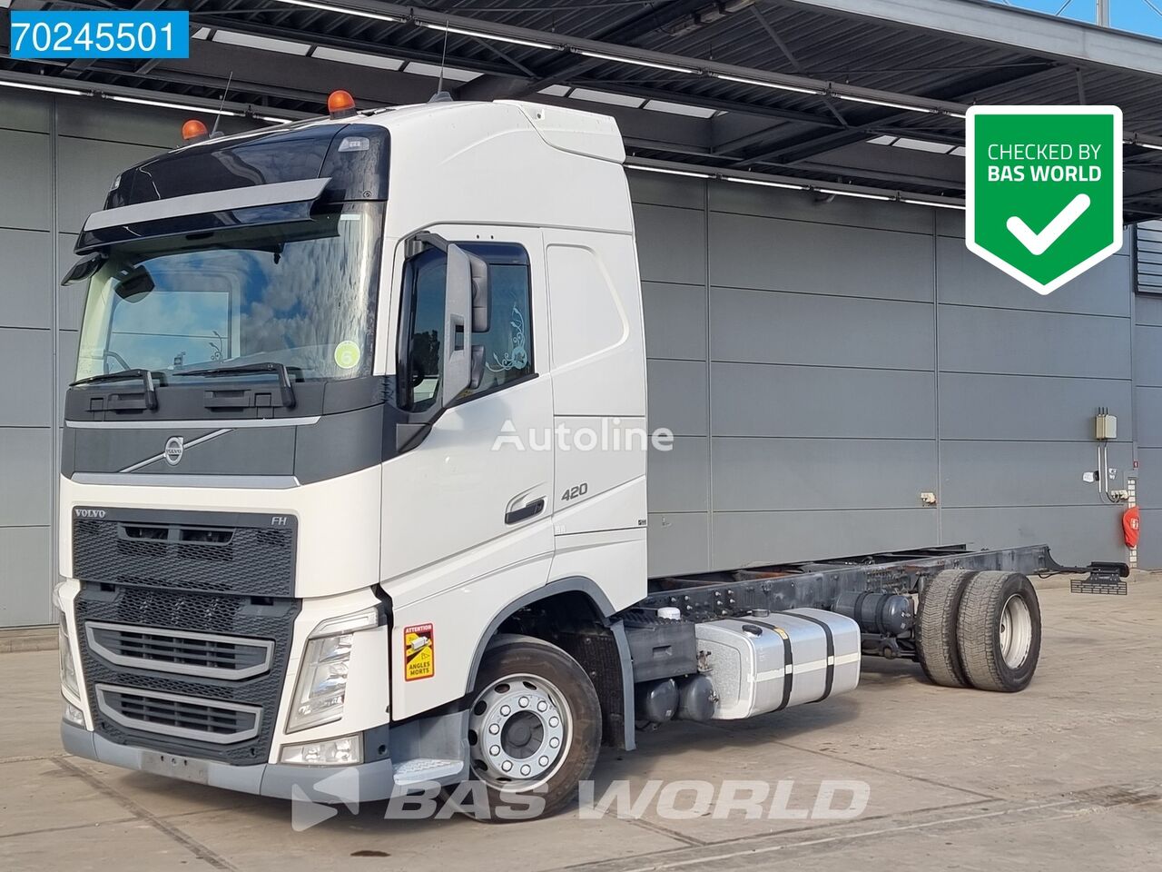 Volvo FH 420 4X2 Globetrotter VEB+ 2x Tanks chassis vrachtwagen