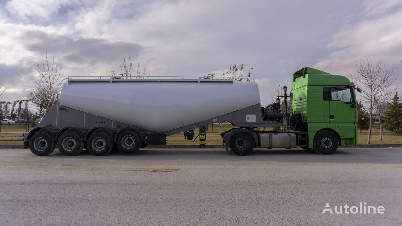 citerne de ciment Emirsan 2023 4 Axle Cement Tanker Trailer neuve