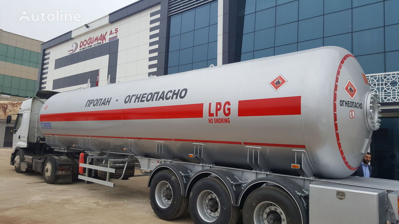 citerne de gaz Doğumak LPG Tanker Trailer gaz tankeri römork neuve