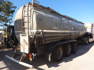 citerne de carburant TRAILOR Fuel 40000 liters accident