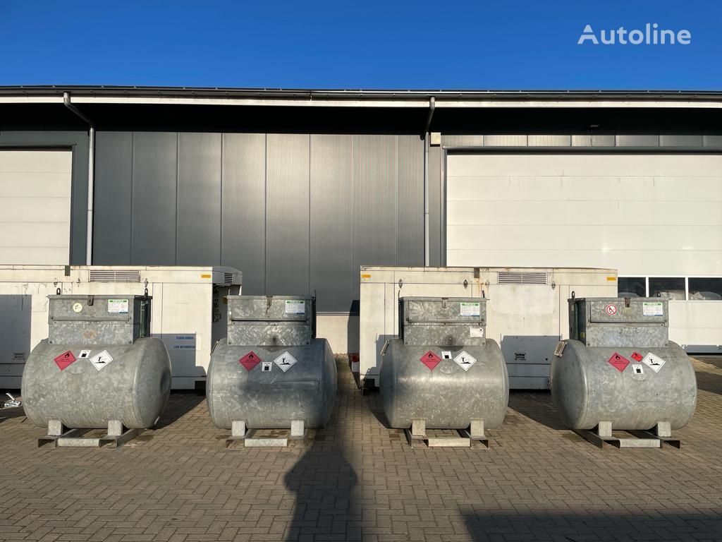 réservoir de stockage de carburant Dieseltank  Rietberg 1000 liter Dieseltank Gegalvaniseerd IBC me