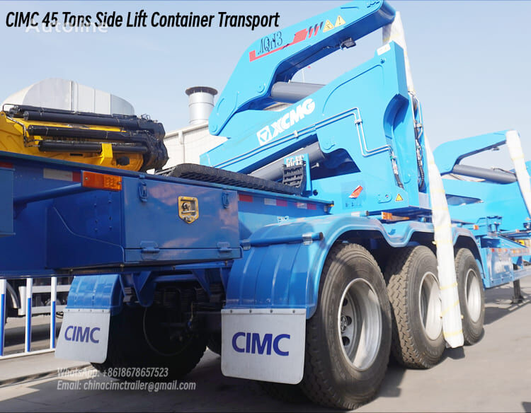 nieuw CIMC 45 Tons Side Lift Container Transport Price in papua new guinea container oplegger