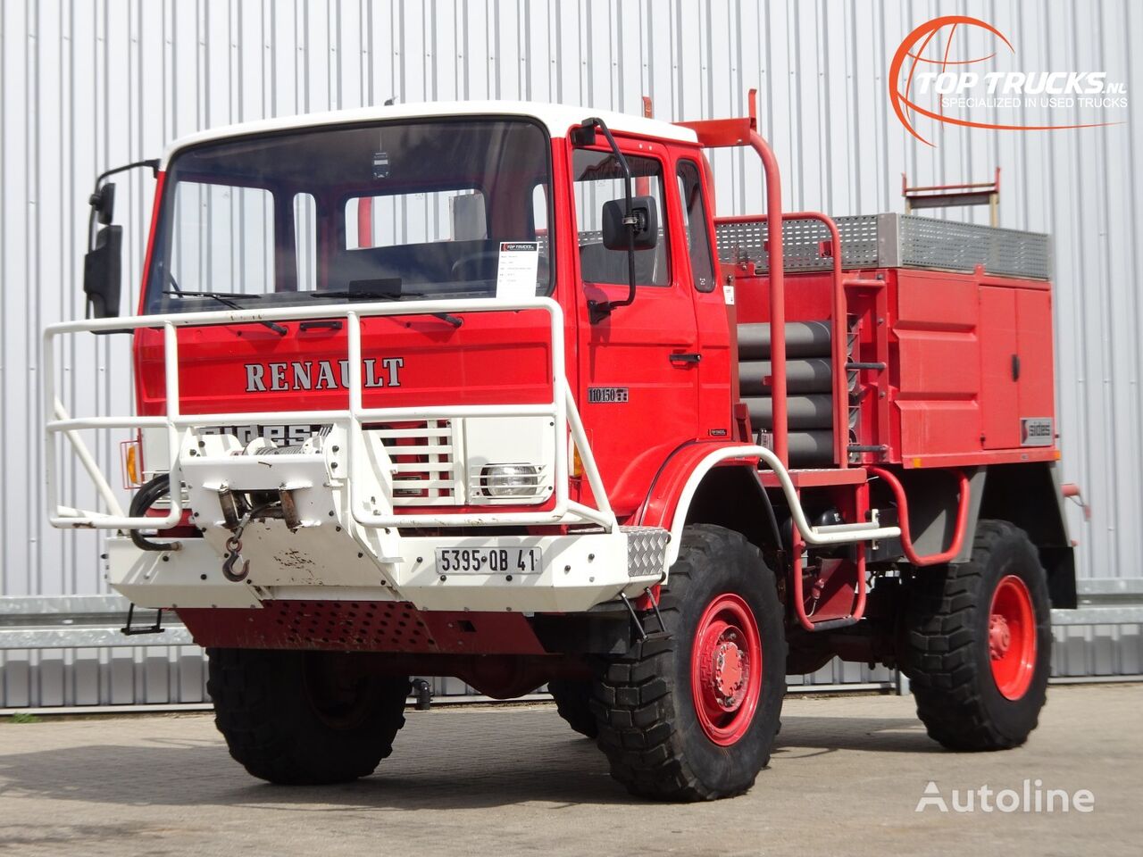 Renault 110-150 4x4 -Feuerwehr, Fire brigade -3.000 ltr watertank - 5t.  brandweerwagen