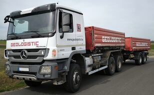 Mercedes-Benz Actros 3341 kipper vrachtwagen + kipper aanhanger