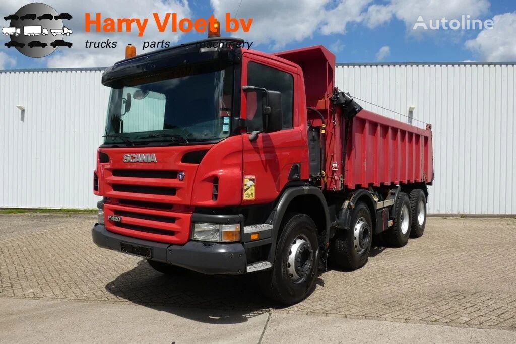 Scania P420 8x4 kipper vrachtwagen