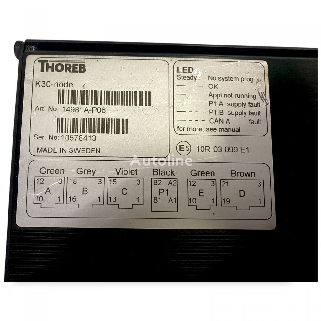 Thoreb K-Series (01.12-) 2118912 besturingseenheid voor Scania K,N,F-series bus (2006-)