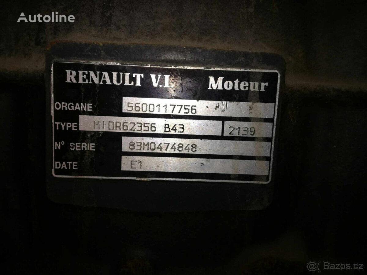 Renault motor voor vrachtwagen