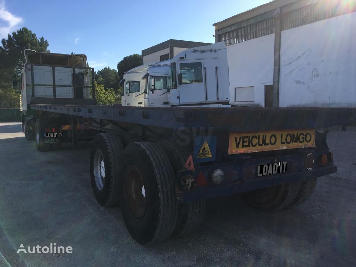 semi-remorque plateforme Fruehauf 2 Axles 50 TON