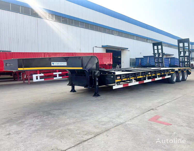 semi-remorque porte-engins Titan 40 Feet Low Bed Container Trailer Manufacturers - Z neuf