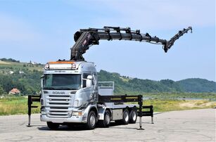 tracteur routier SCANIA R 620 8x4 Darus nyergesvontató HIAB 800 E - 7 HIPRO + JIB 135X -