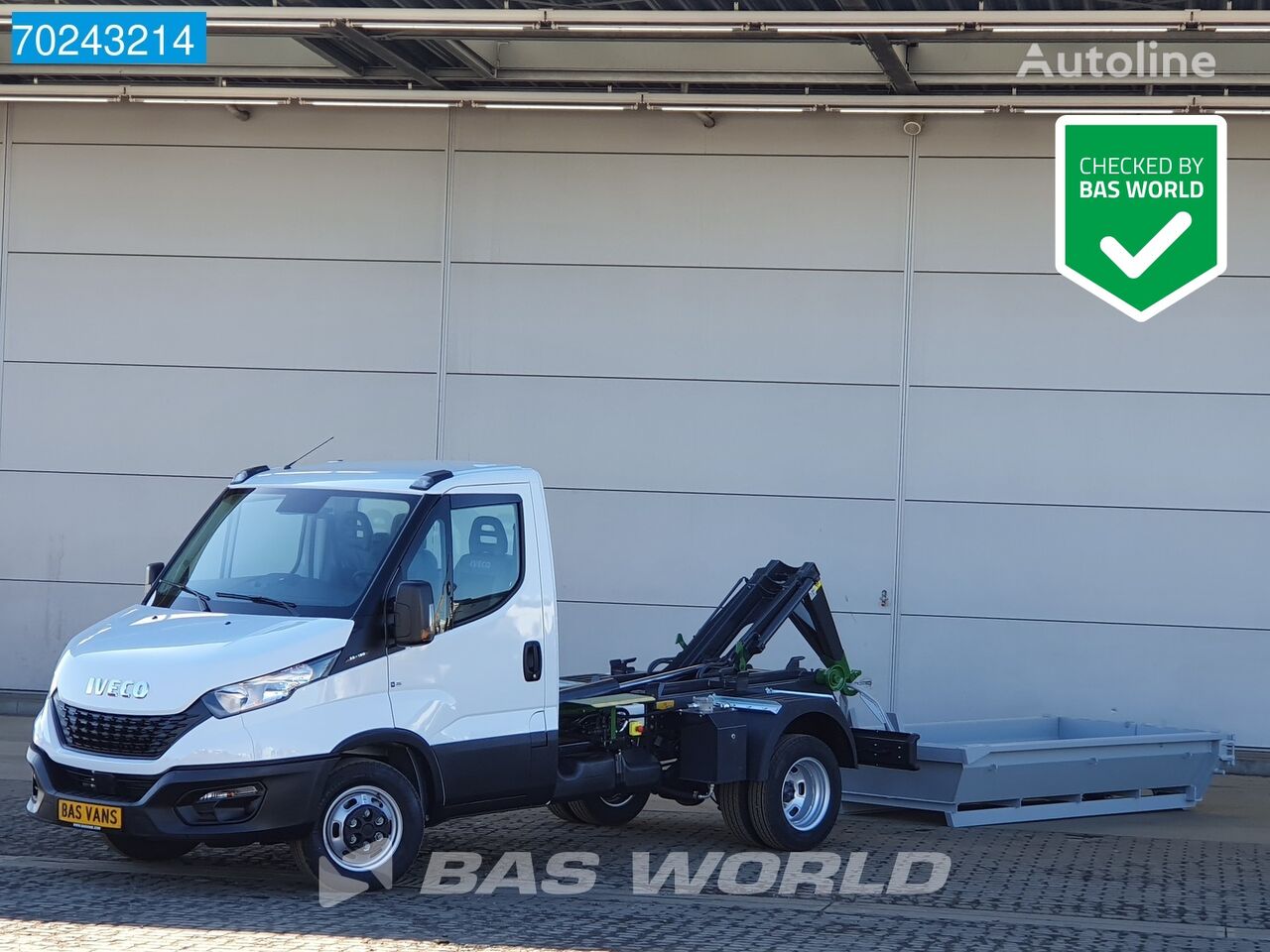 camion-benne < 3.5t IVECO Daily 35C16 3.0 Haakarm Kipper Hooklift Abrollkipper 3Ton Airco neuf