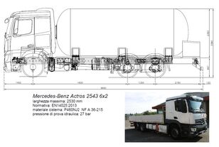 MERCEDES-BENZ Actros 25.43 gas tank truck