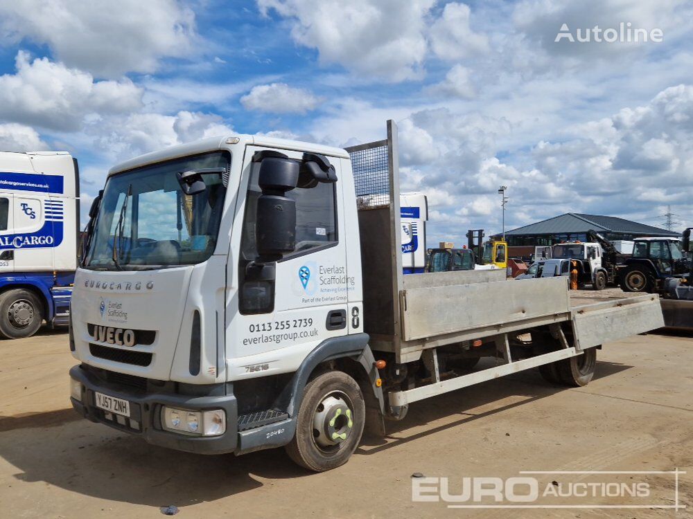 IVECO Euro Cargo ML75E16 vrachtwagen platte bak